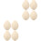 8Pcs Bulge Pouch Pad Yellow Breathable Polyester Sponge 5