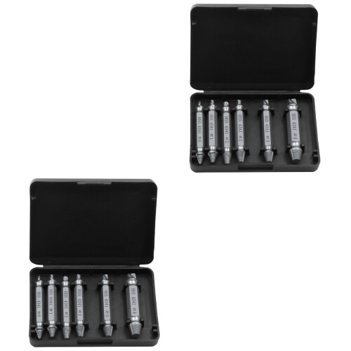 12 Pcs Screw Extractor Drill Bits Set For Broken Damaged Bolt Remover 2