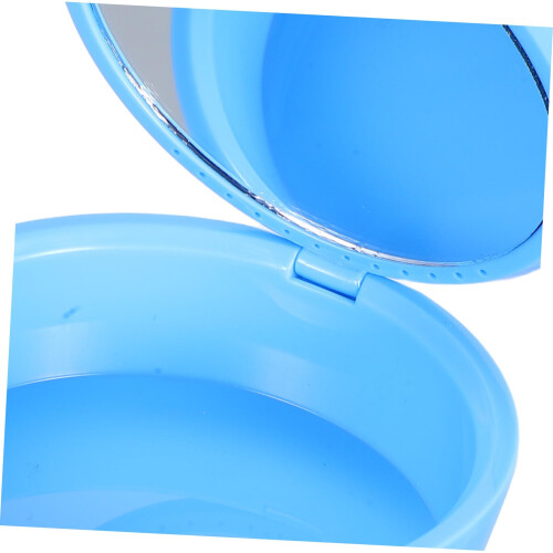 Retainer Case with Mirror for Dentures and Aligners, Durable Travel Storage Box 2