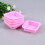 20Pcs Durable Pink Silicone Soap Cake Mold Microwave Oven Safe 9