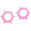 2Pcs Pink Trampoline Spring Cover Protective Pad for Safety Use 5
