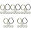 60pcs Multi-Function Elastic Ropes Blousing Straps Professional Trouser Leg Straps For Outdoor 3