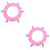 2Pcs Pink Trampoline Spring Cover Protective Pad for Safety Use 7