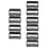 10Pcs Black Plastic Mini Car Display Boxes Stackable Storage for Kids 6