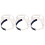 3Pcs Lightweight Pe Safety Head Suspension Hard Hat Liner Replacement 6