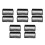 10Pcs Black Plastic Mini Car Display Boxes Stackable Storage for Kids 8