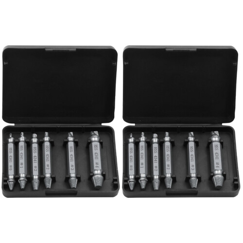 12 Pcs Screw Extractor Drill Bits Set For Broken Damaged Bolt Remover 1