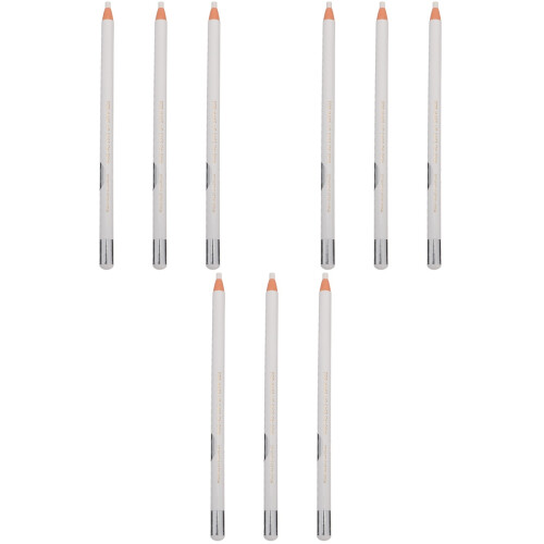 9Pièces Eye-Liner Crayons Blancs Étanche Précis Fine 2