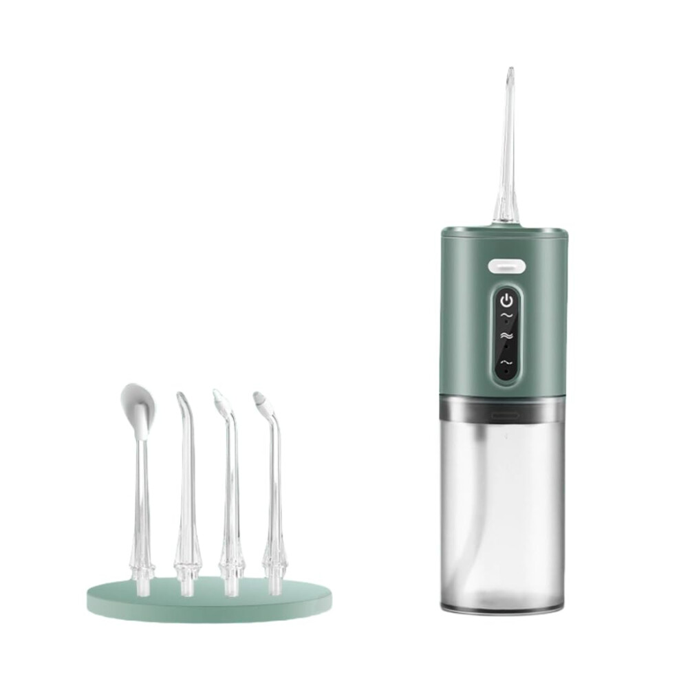 Rechargeable Water Flosser for Adults, Cordless Oral Irrigator with 300ml Tank, IPX7 Waterproof
