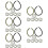 60pcs Multi-Function Elastic Ropes Blousing Straps Professional Trouser Leg Straps For Outdoor 11