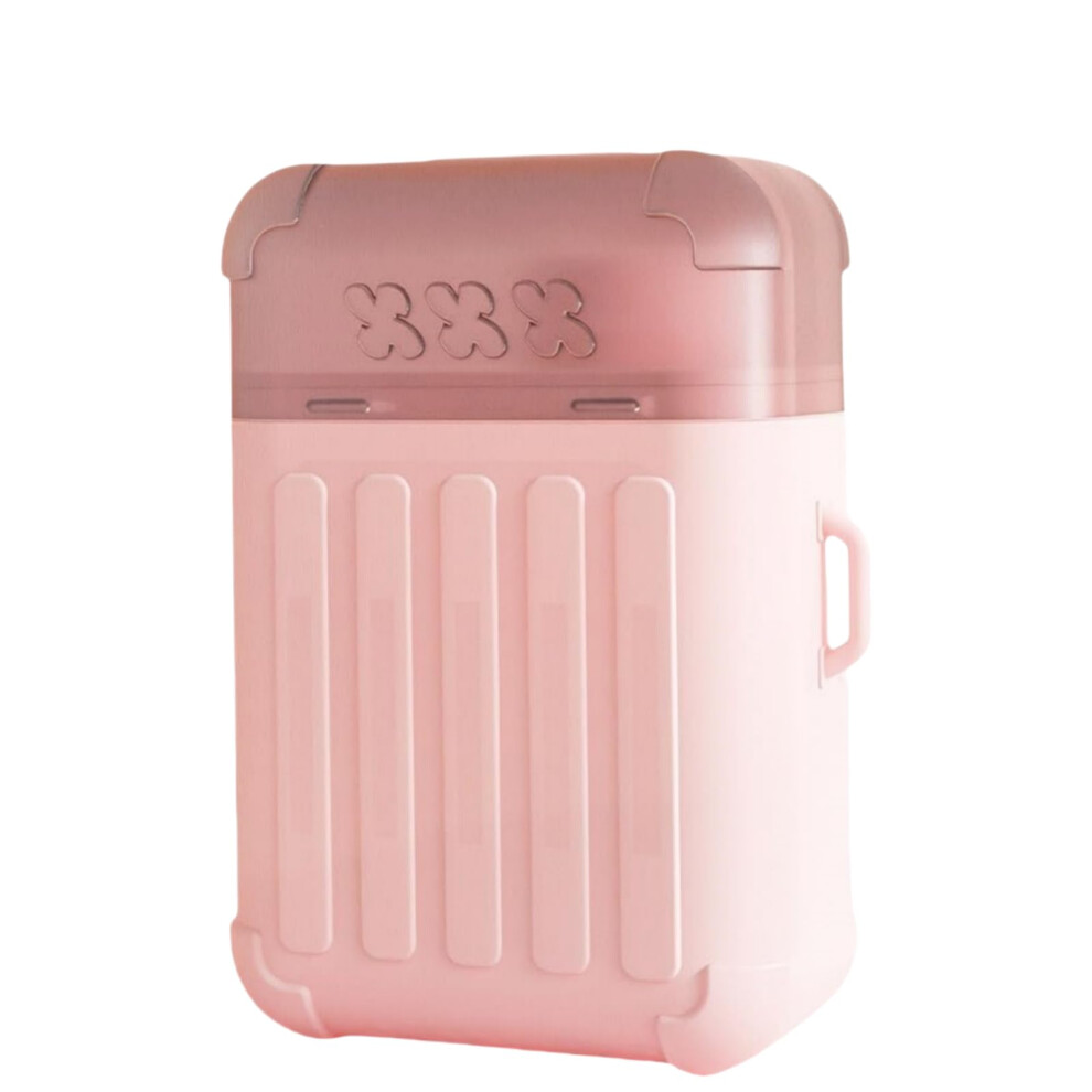 Pink Ear Piercing Cleaning Kit With 240Pcs Disposable Floss And 10Ml Moisturizing Solution