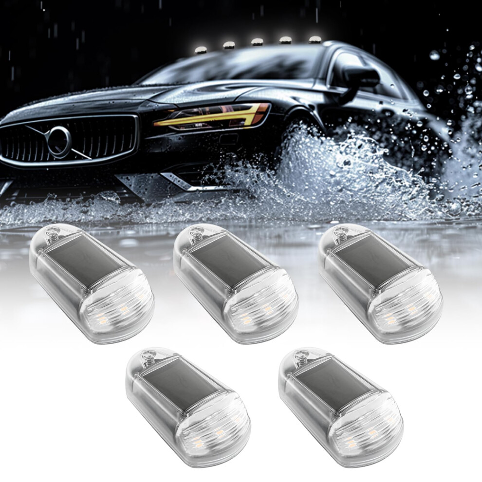 Solar Powered No Drill Cab Roof Lights For Trucks, Ip67 Waterproof Led With Motion Sensor 9070919794216