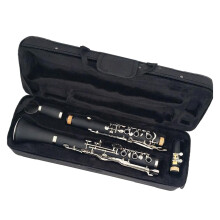 Student Clarinet 20 Keys G Tone ABS Body Nickel Plated Keys with Case for Beginners