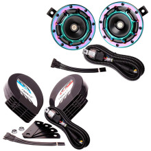 125dB Super Loud Waterproof Car Horn 12V Twin Tone Kit with Relay Harness for Cars and Trucks