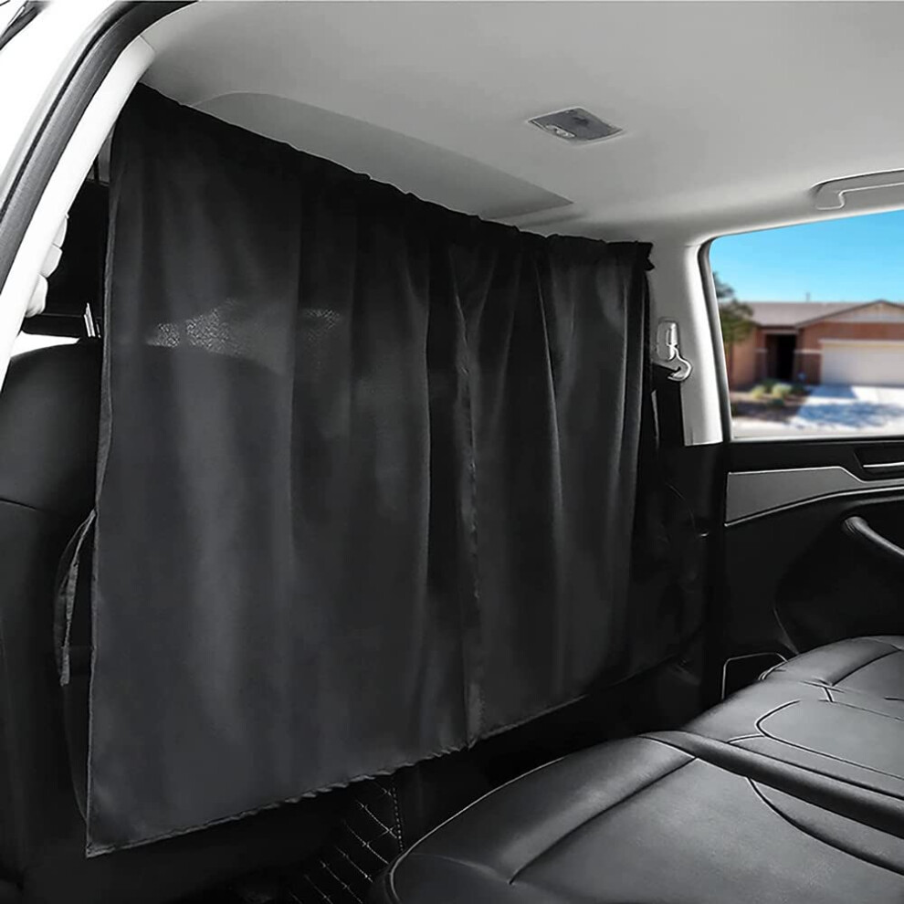 Car Privacy Curtain Sunshade Divider With Uv Blocking, Easy Installation For Travel And Camping 9113335604339
