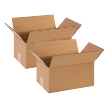 Corrugated Boxes 12x10x8 Inch Pack of 5, Heavy Duty Cardboard Packing for Moving and Storage