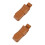 Waterproof Leather Harmonica Case Pouch with Quick Access Closure, Brown Sleeve, 2 Pack 1