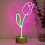 (Brown) LED Modeling Ambient Light Flower Neon Bar Decoration Light 1