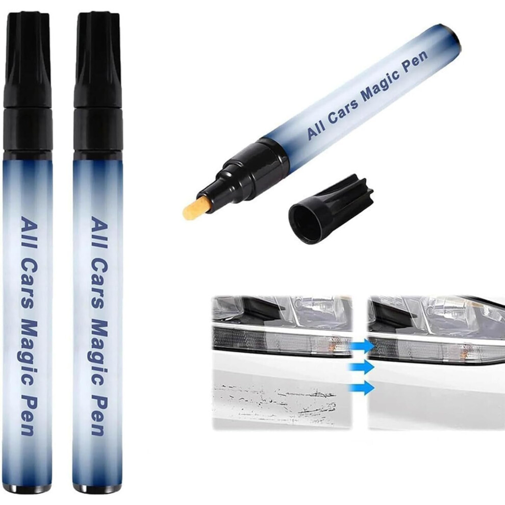 Car Scratch Remover Set with Magic Scratch  Pen, Quick Fix, Waterproof UV Protection, 2 Pack-image-OPC-PRBCW79-NEW