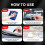 Car Scratch Remover Set with Magic Scratch  Pen, Quick Fix, Waterproof UV Protection, 2 Pack 4