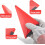3PCS Window Tint and Vinyl Wrap Triangle Squeegee Set with Silicone Edge, MultiAngle Corner Reach 2