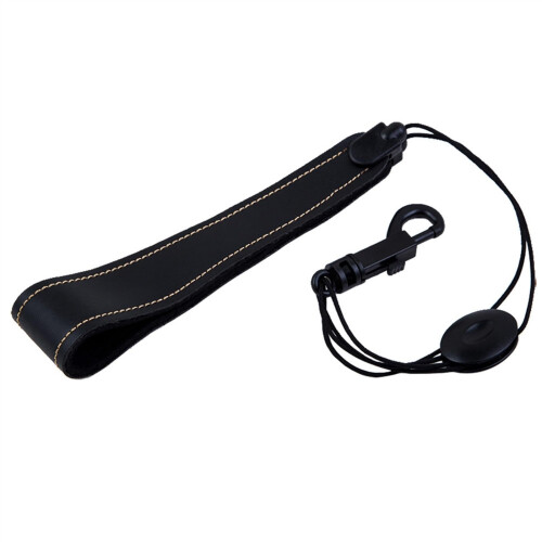 Adjustable Leather Saxophone Neck Strap with Durable Design for Performers, Reduced Neck Pressure 2