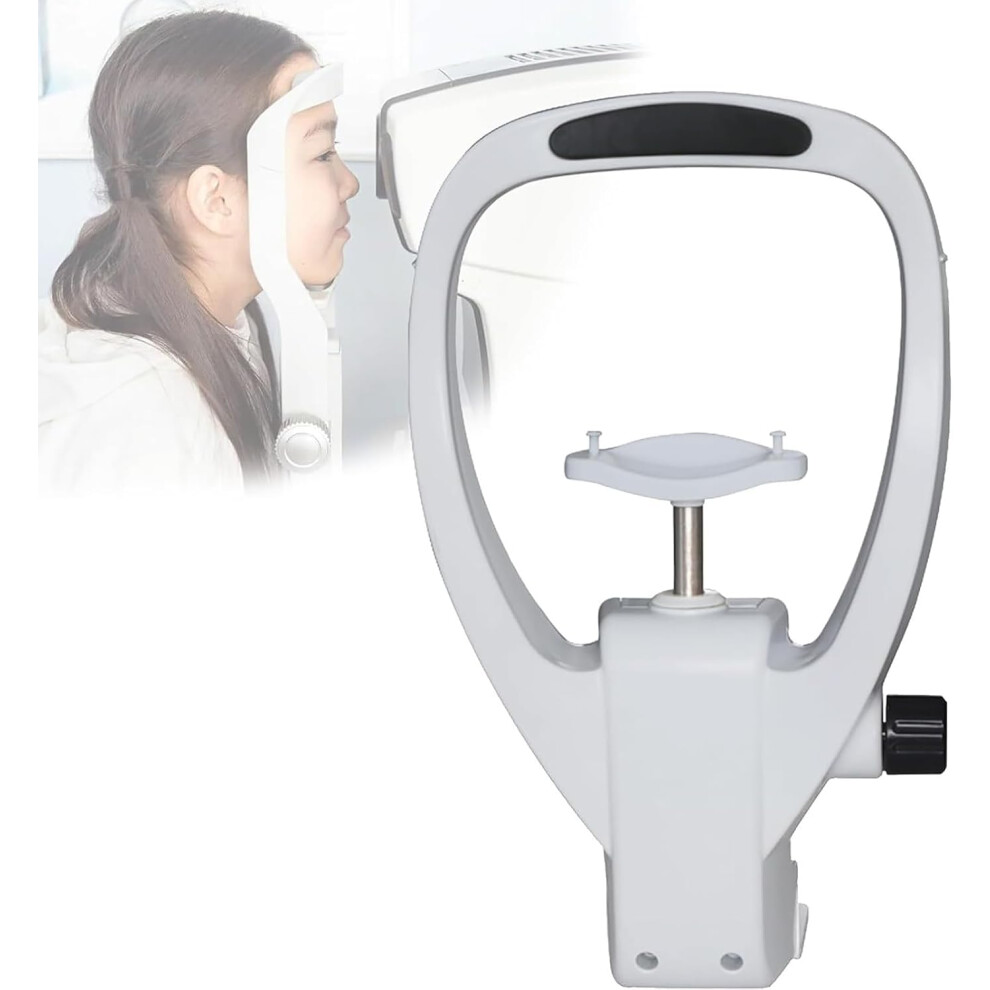 Optometry Head Rest with Adjustable Forehead Lift and Precision Chin Support for Vision Testing
