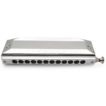 Chromatic Harmonica 12 Hole 48 Tone C Key for Beginners with Clear Accurate Tone and Rich Sound