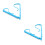 2Pièces Clip Lecture Support Livre Ouvert Portable Et 6