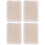 4Pièces Bande Cache Cicatrice Beige Pe Durable Étanche Et 7