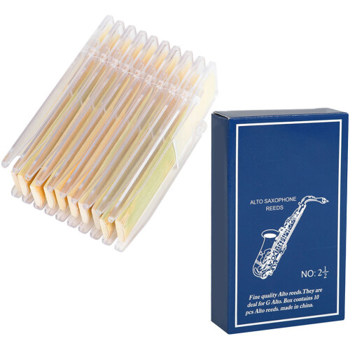 10Pièces Anches De Saxophone 2.5 En Assorties Accessoires Pro