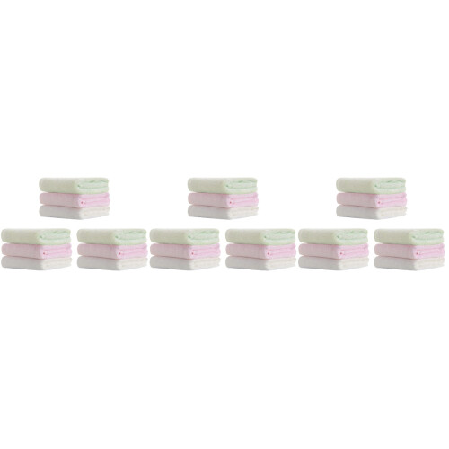 27Pièces Serviettes Bébé Absorbantes Usage Bébés Multicolores Coton 2