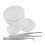 3Ensembles Bols Robustes Blancs Pour Or Argent Cuivre 2