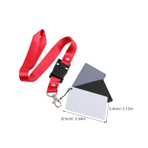 4Pièces Cartes Équilibre Et Photo Avec Lanière Multiusage 1