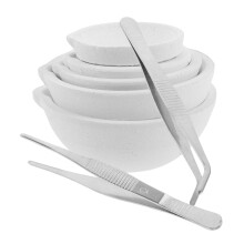 3Ensembles Bols Robustes Blancs Pour Or Argent Cuivre