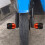 4Pièces Slider Fourche Aluminium Orange Résistant 10