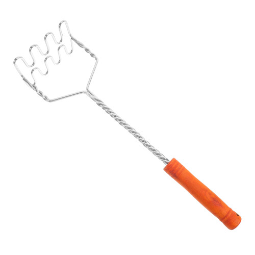 2Pièces Outil Cuisine Khaki -Purée Acier Facile