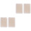 4Pièces Bande Cache Cicatrice Beige Pe Durable Étanche Et 5