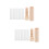 2Sets Aromatherapie Kit Hout Katoen 7