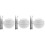 3Ensembles Bols Robustes Blancs Pour Or Argent Cuivre 6