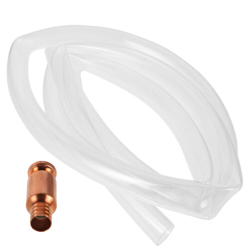 2Pièces Tuyaux Siphon Transparents Transfert Rapide Carburant Auto 2