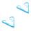 2Pièces Clip Lecture Support Livre Ouvert Portable Et 3