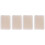 4Pièces Bande Cache Cicatrice Beige Pe Durable Étanche Et 4