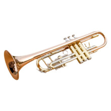 Professional B Flat Trumpet for Beginners and Adults Gold Lacquer Bright Powerful Tone Orchestra