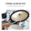 20Pièces Bandes Mute Cymbales Élastiques Pratiques Pour Percussions 7