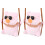 2Pièces Accessoire Rose Suspension Décor Charmant 4