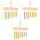 3Pièces Percussion Orff Carillon En Acier Usage Décor 4