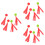 12Pièces Jeu Kick Shuttlecock - Enfants Fun 6