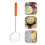 2Pièces Outil Cuisine Khaki -Purée Acier Facile 10
