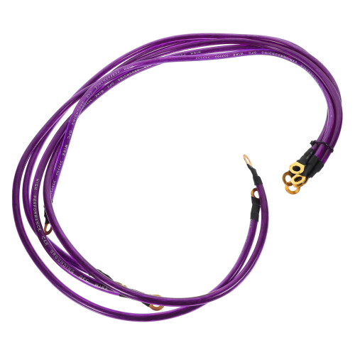 25Pièces Câbles Audio Stéréo Violet Pour Remplacement Subwoofer